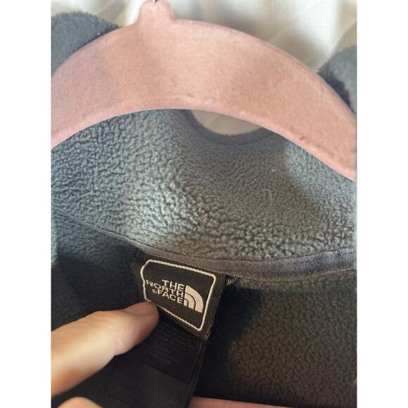 The North Face Mens XLarge Khumbu Fleece Warm Full Zip Jacket maroon/gray - Picture 3 of 7